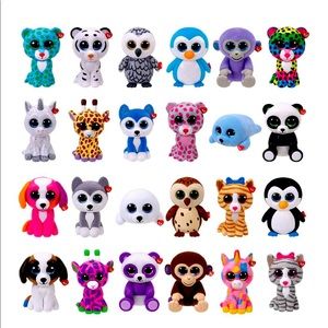 Variety of beanie boos